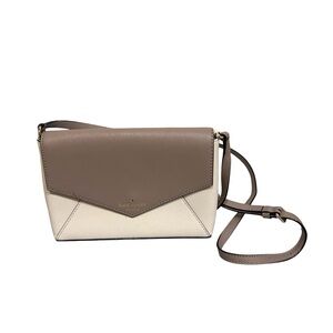 Kate Spade Tan and Cream Crossbody Bag